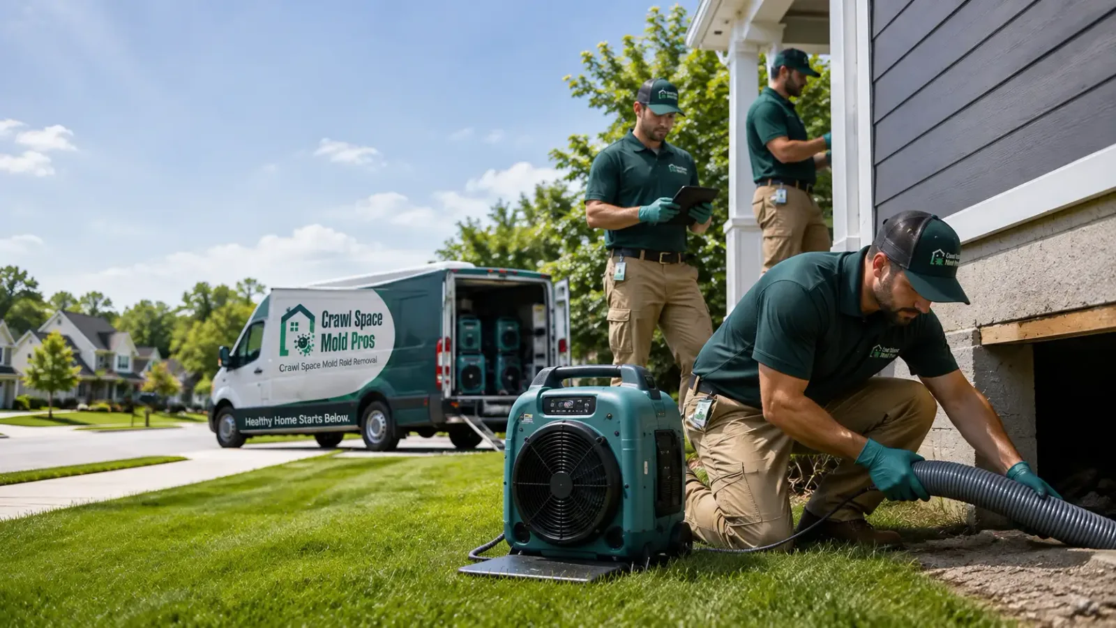 Crawl Space Mold Removal in Fairbury, IL